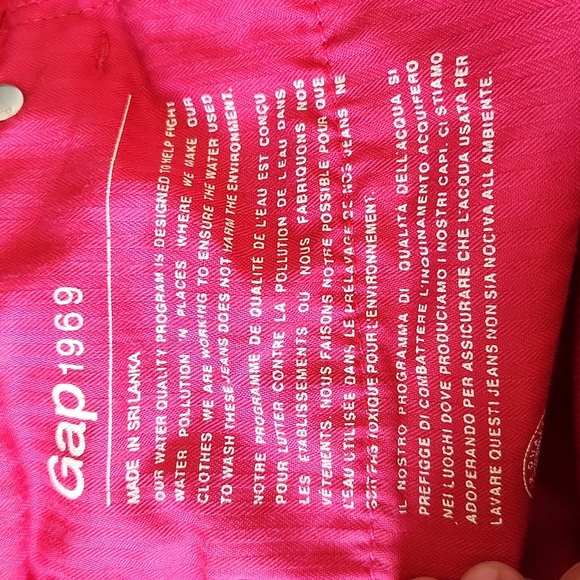 Gap 1969 Pink Denim Jeans - Picture 6 of 7